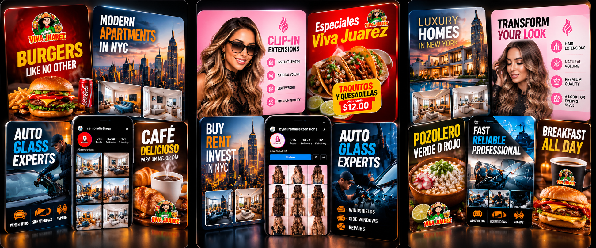 IOKZ Studio professional social media content examples